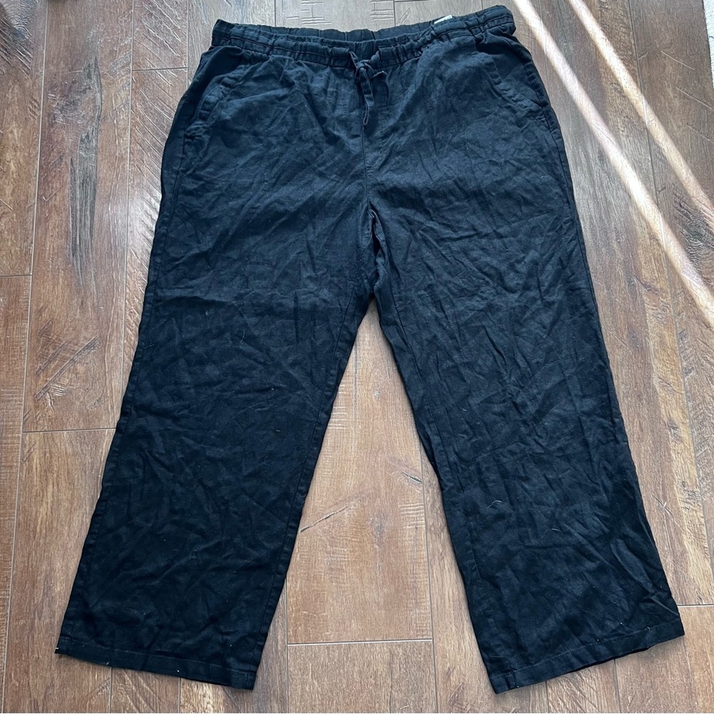 Old Navy Linen Wide Leg Pants